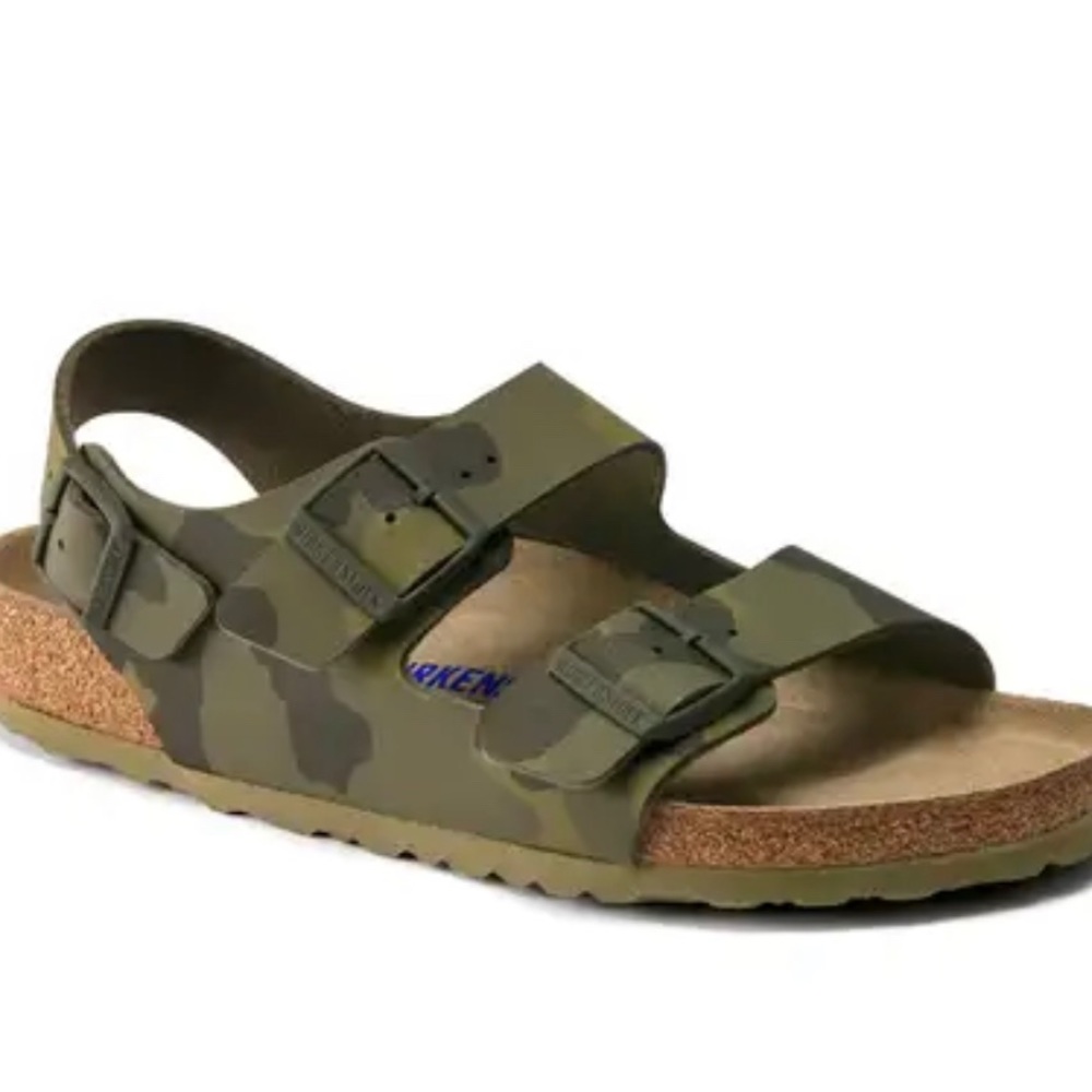 BIRKENSTOCK Milano Camo Birko Flor Sandal Army camouflage sandal 7 - 7.5 size 38 - Picture 16 of 16